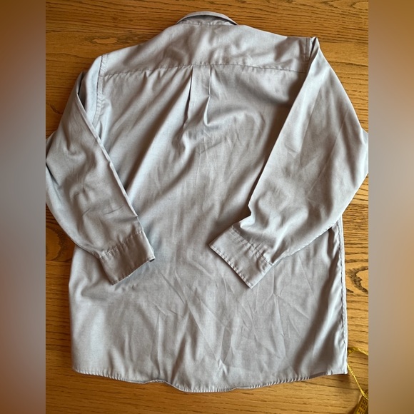 Etienne Aigner Mens Sz 16.5 32-33 Gray Button Down Long Sleeve Shirt - Picture 5 of 6